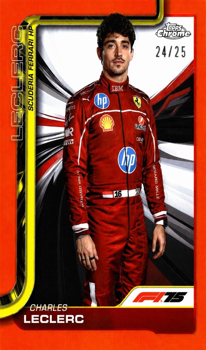 2025 Charles Leclerc [Orange Refractor] #3