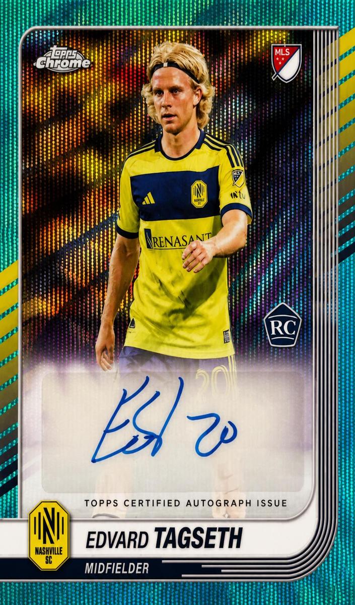 2025 Edvard Tagseth [Aqua Wave Refractor] #CA-ET