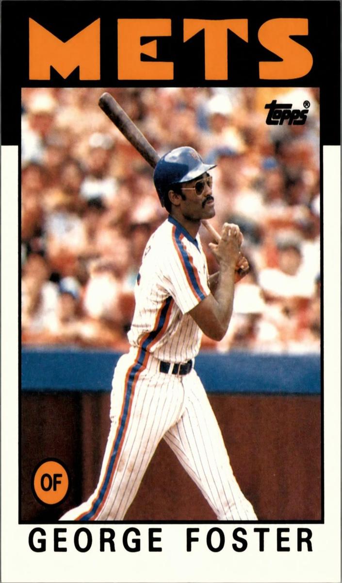1986 Topps George Foster #680 card