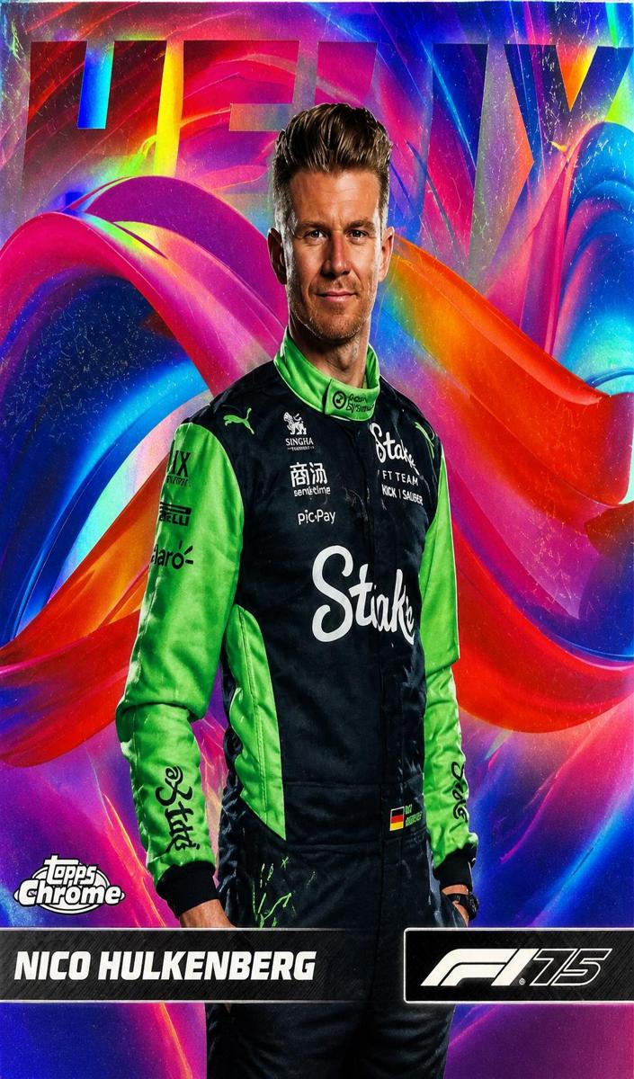 2025 Topps Chrome Formula 1 Helix Nico Hulkenberg #HLX-19 card