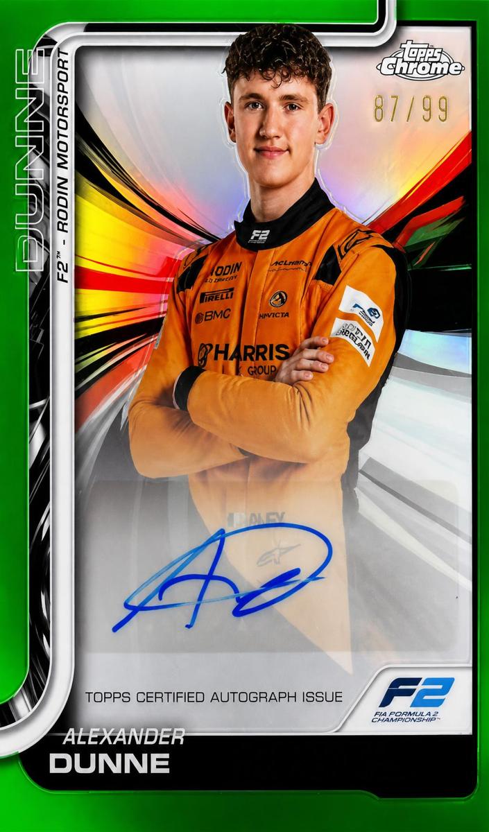 2025 Alexander Dunne [Green Refractor] #CAC-DUN