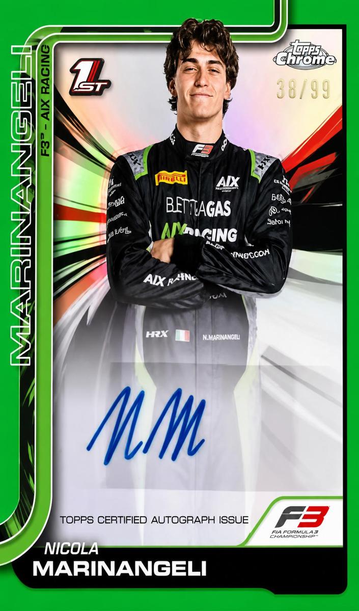 2025 Nicola Marinangeli [Green Refractor] #CAC-MARI