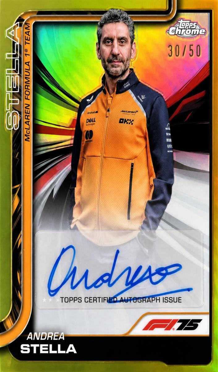 2025 Andrea Stella [Gold Refractor] #CAC-STE
