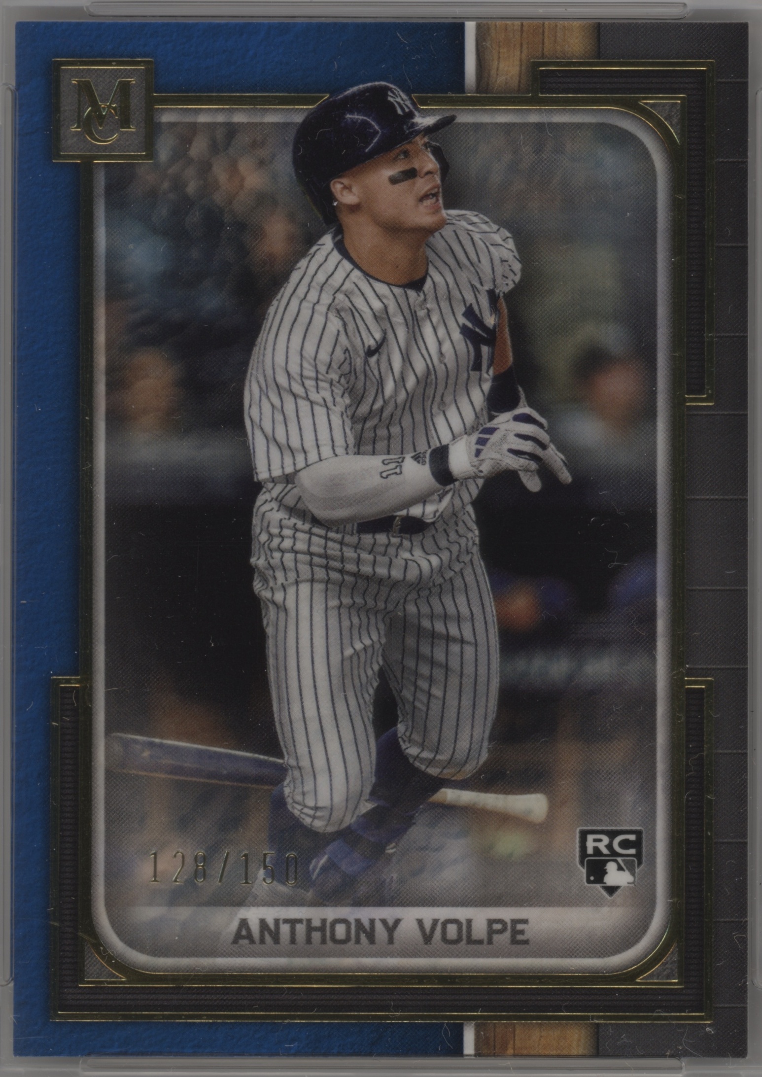 2023 Topps Museum Collection Baseball Sapphire Anthony Volpe #82