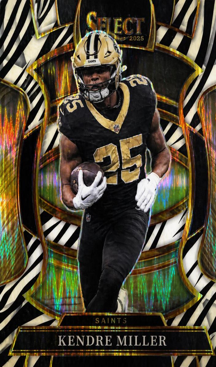 Kendre Miller 2025 Select Football card
