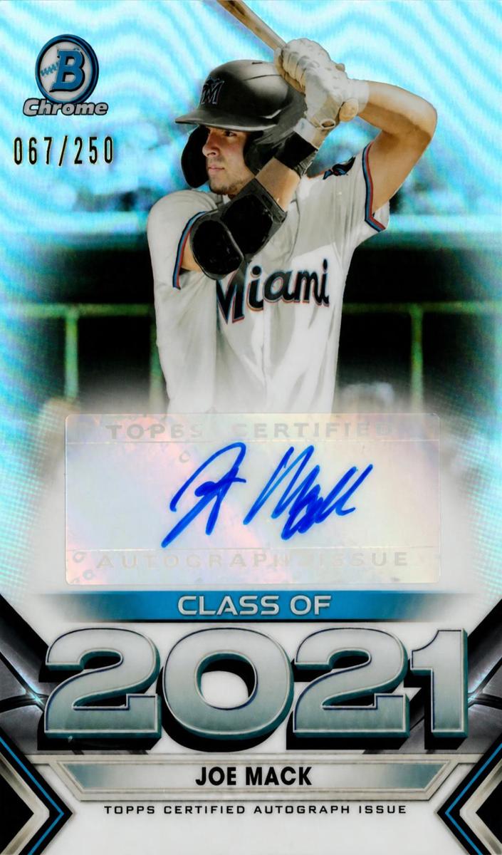 2021 Bowman Draft Joe Mack #C21-JMK card