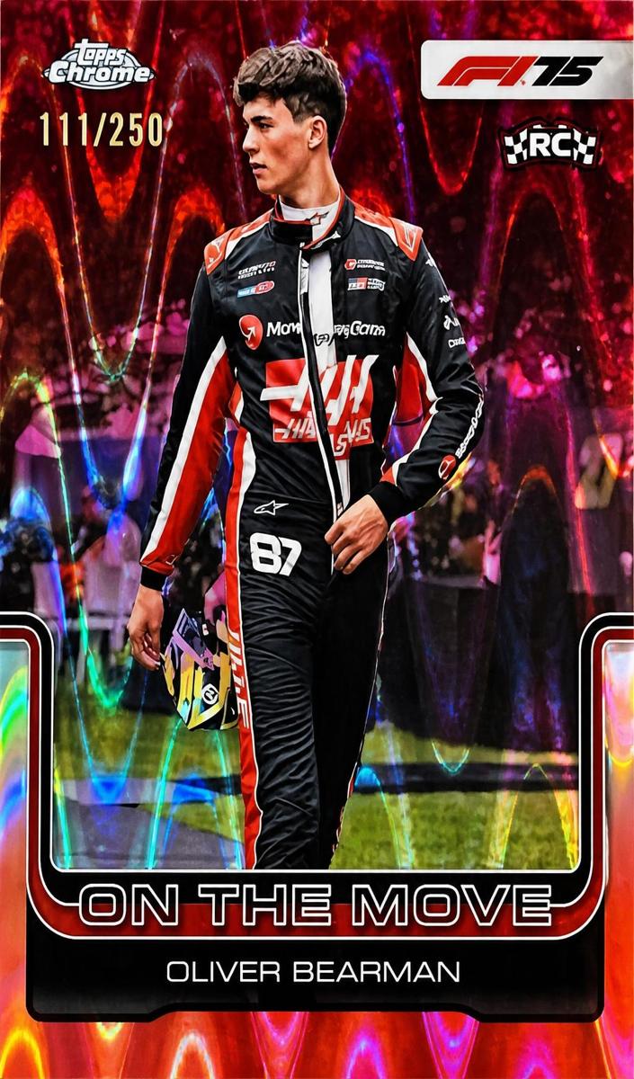 2025 Oliver Bearman [Pink Refractor] #186