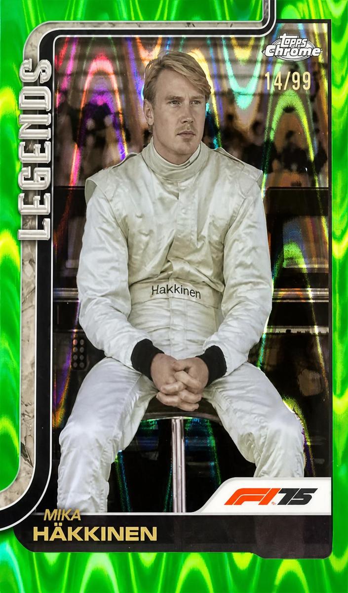 2025 Mika Hakkinen [Green RayWave Refractor] #159