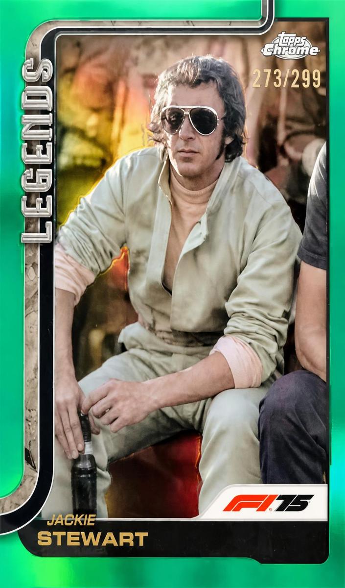 2025 Jackie Stewart [Teal Refractor] #154