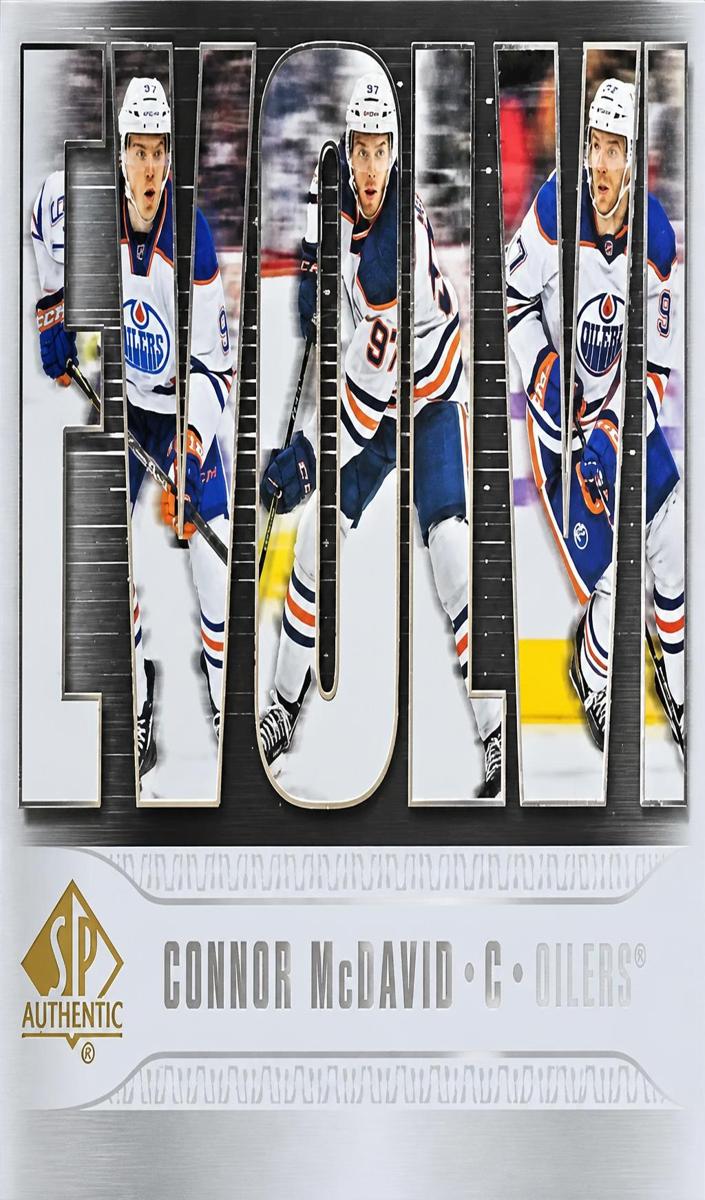 2023 SP Authentic Connor McDavid [Green] #E-1 card