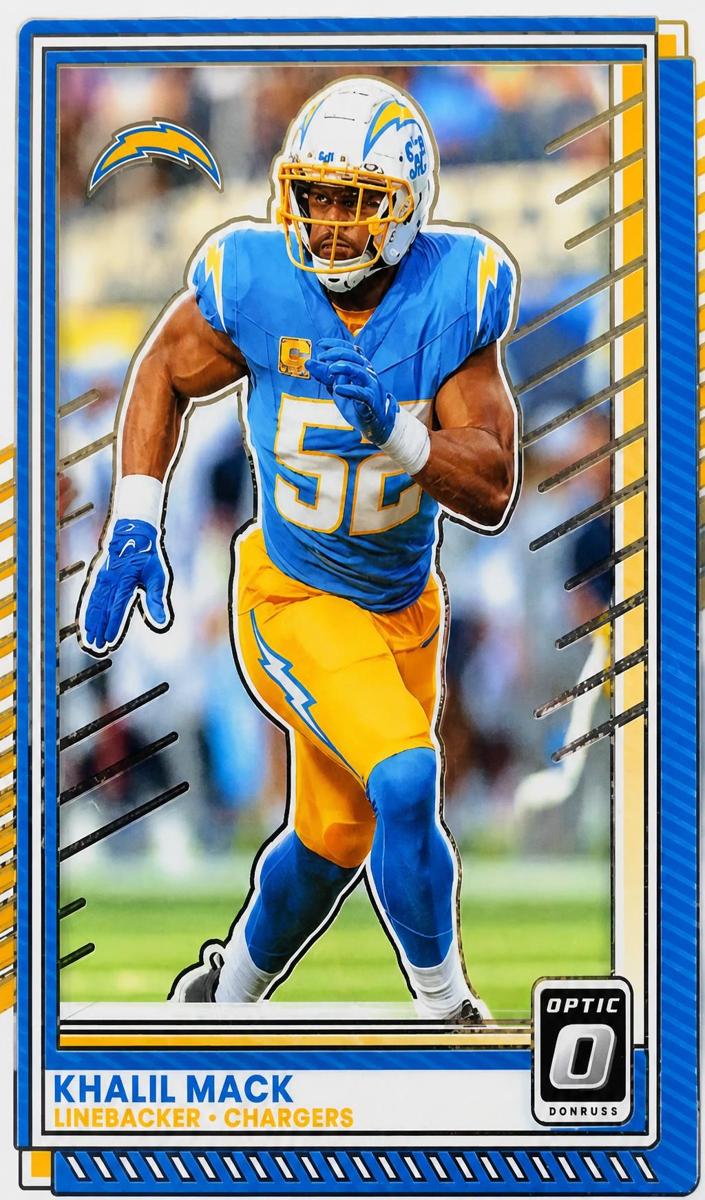 Khalil Mack 2025 Donruss Optic Football card