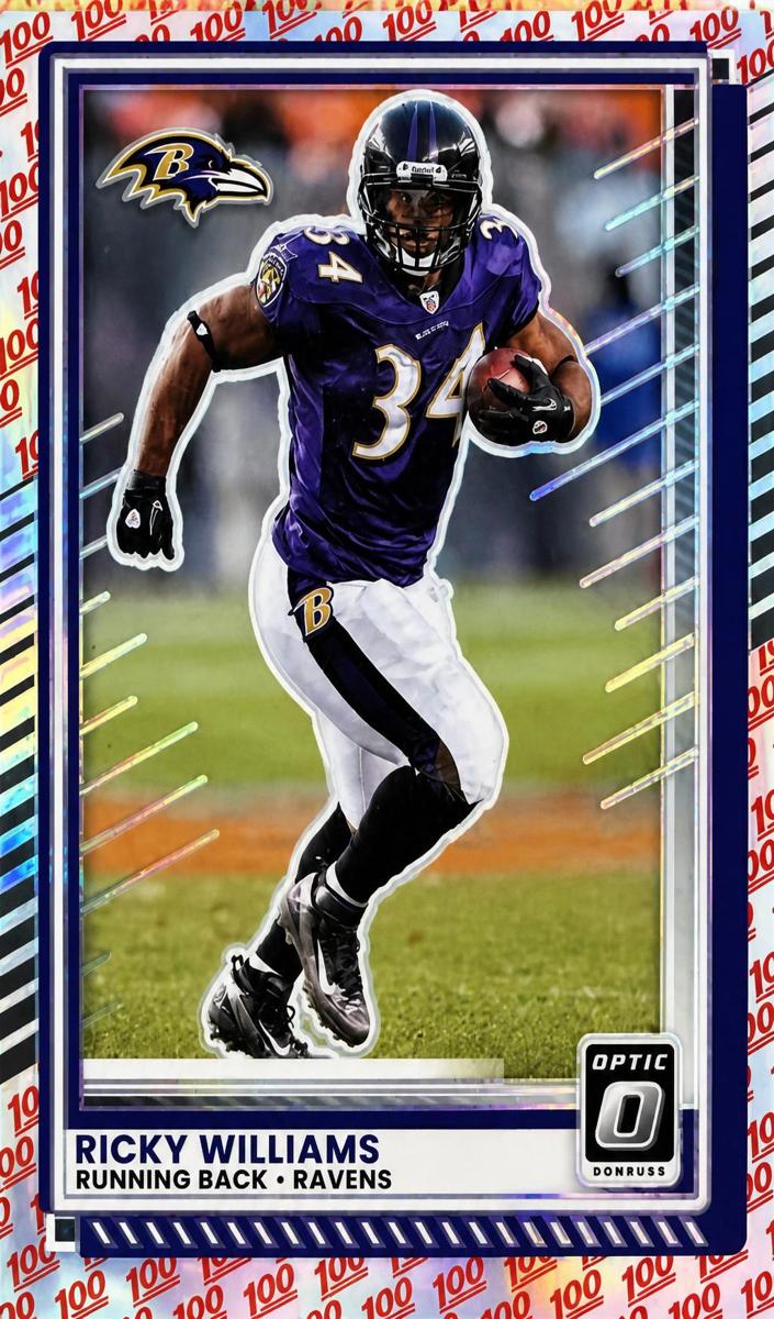 Ricky Williams 2025 Donruss Optic Football card