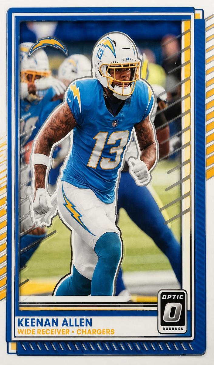 Keenan Allen 2025 Donruss Optic Football card