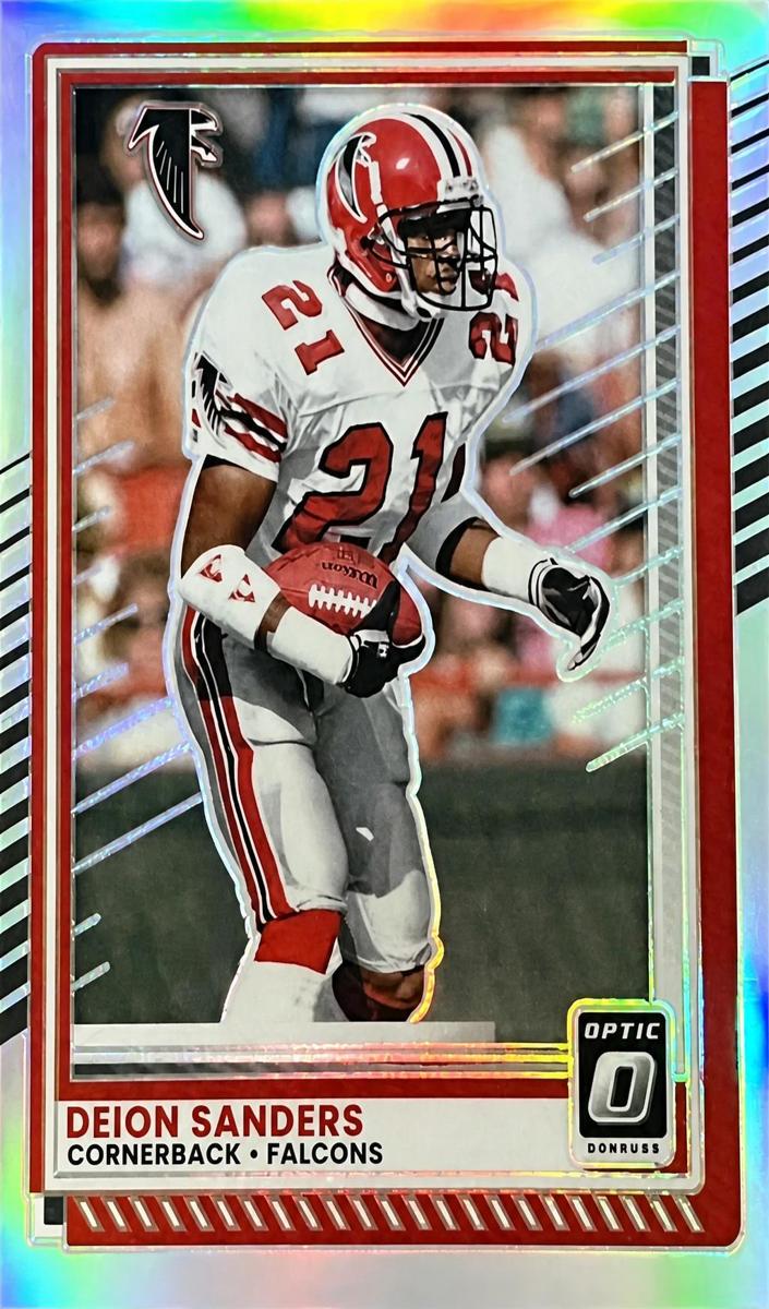 Deion Sanders 2025 Donruss Optic Football card