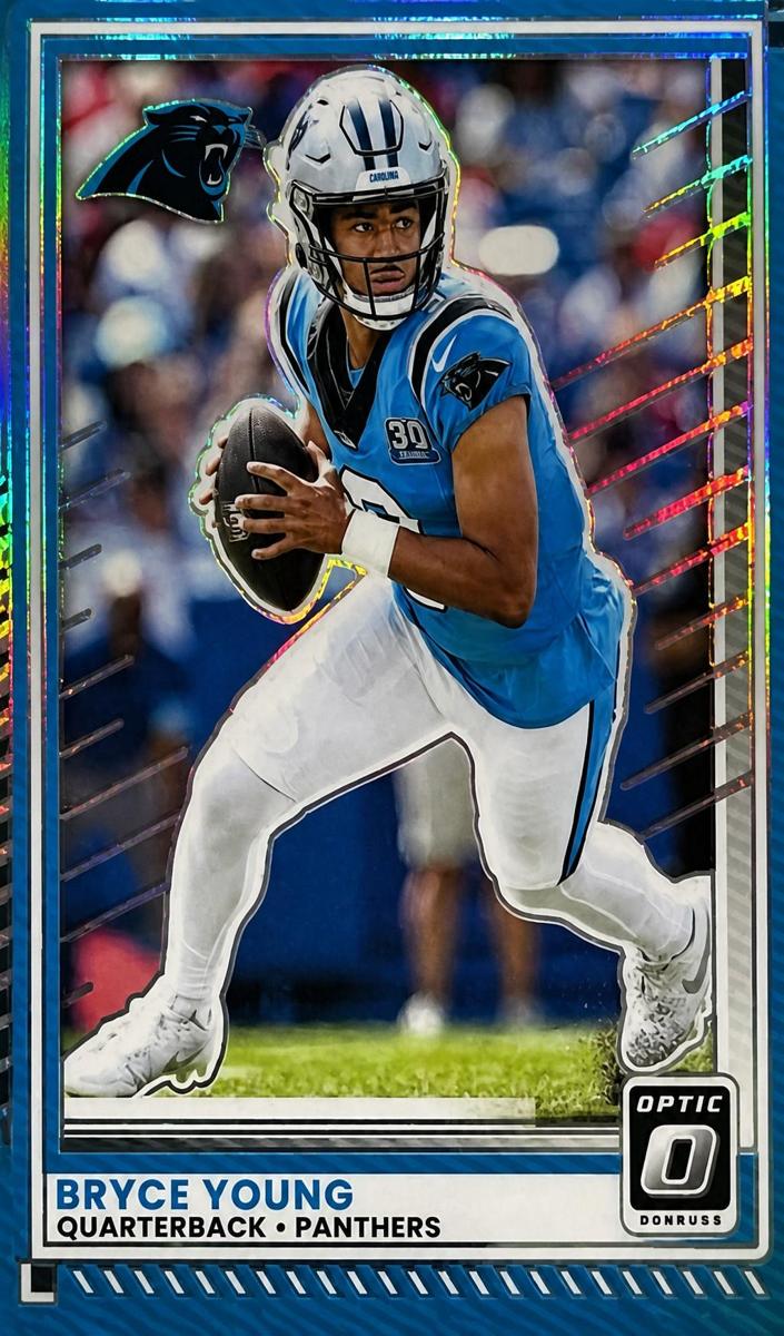 Bryce Young 2025 Donruss Optic Football card