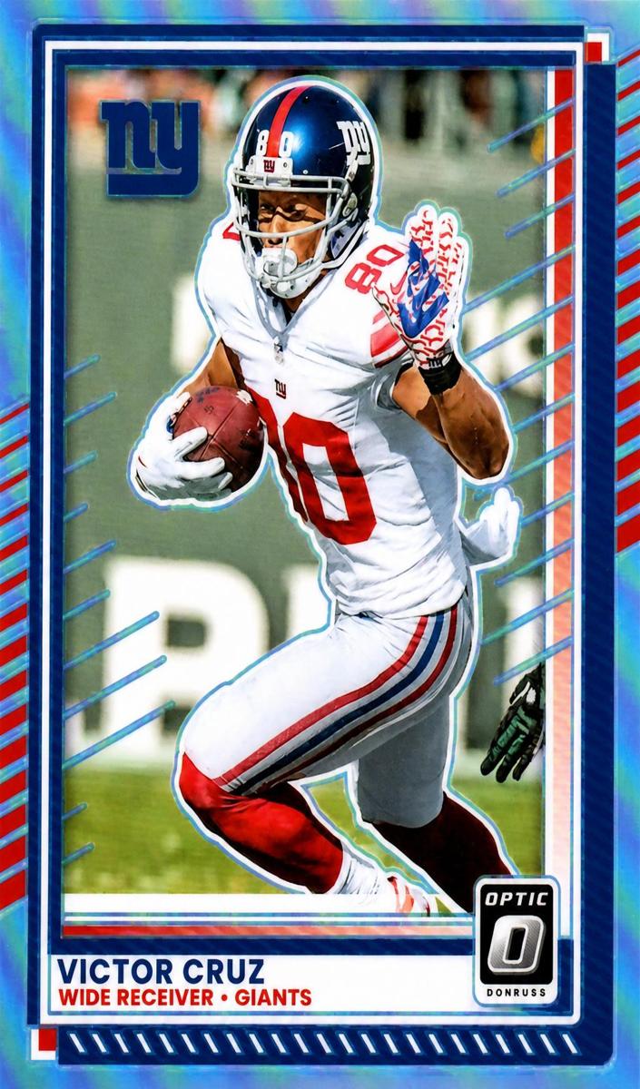 Victor Cruz 2025 Donruss Optic Football card