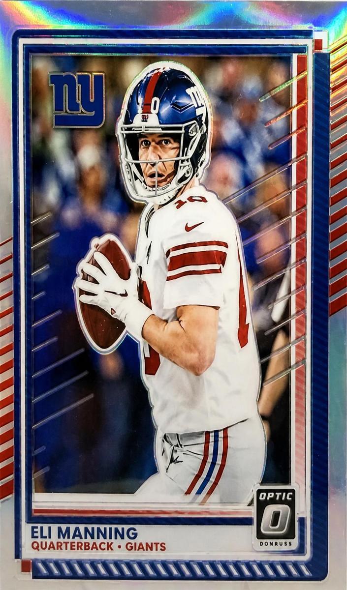 Eli Manning 2025 Donruss Optic Football card
