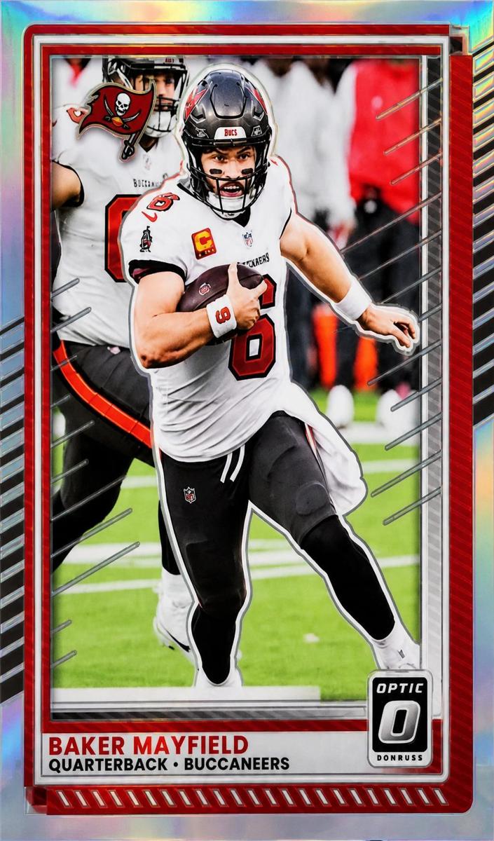 Baker Mayfield 2025 Donruss Optic Football card