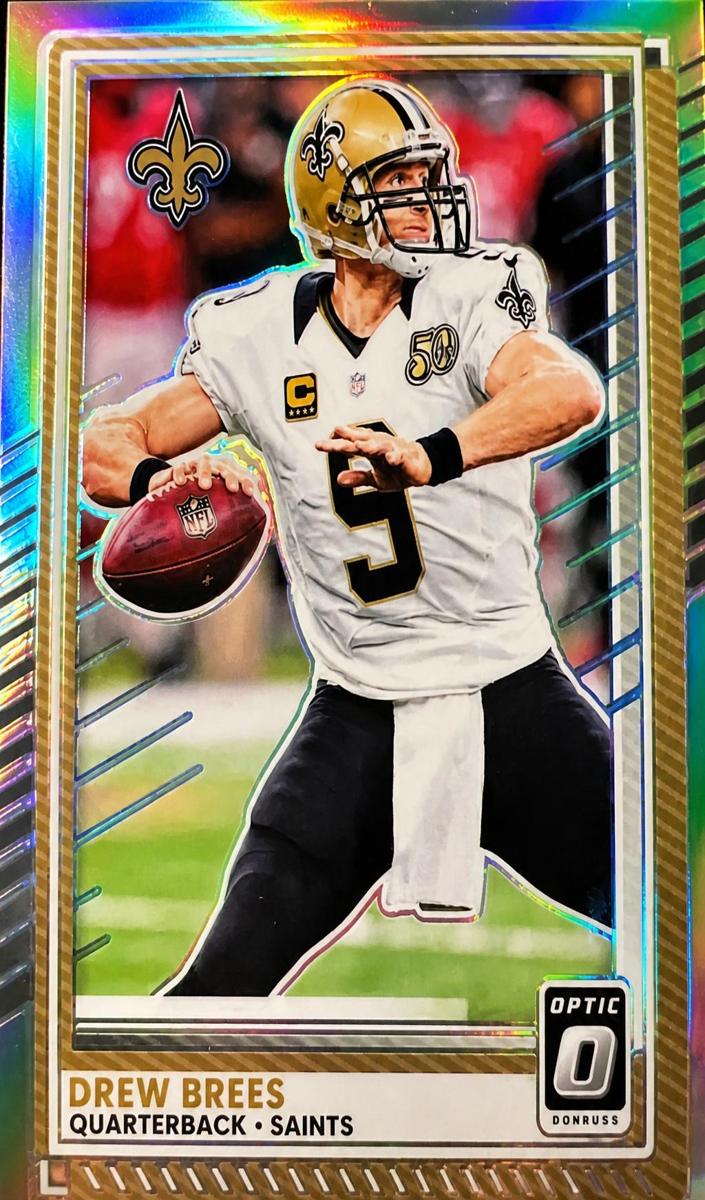 Drew Brees 2025 Donruss Optic Football card