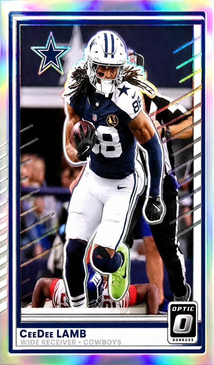 CeeDee Lamb 2025 Donruss Optic Football card