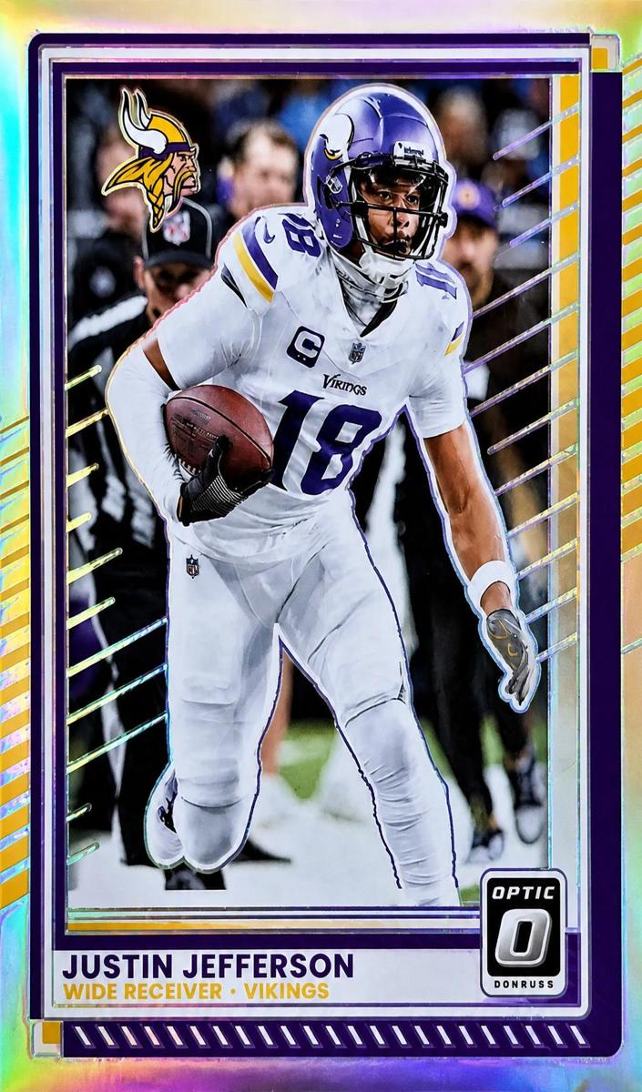 Justin Jefferson 2025 Donruss Optic Football card