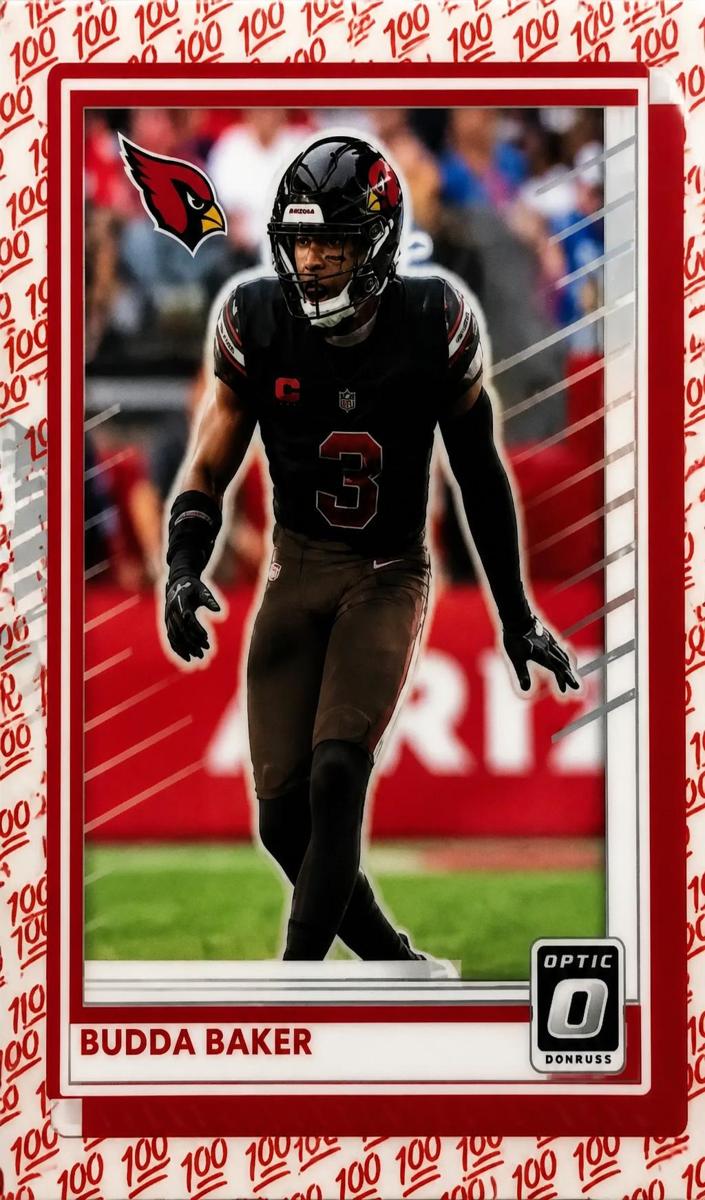 Budda Baker 2025 Donruss Optic Football card
