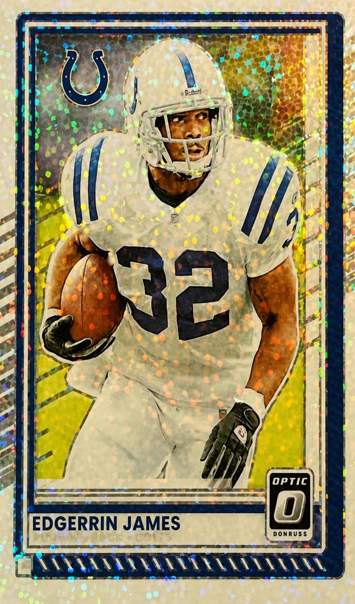 Edgerrin James 2025 Donruss Optic Football card