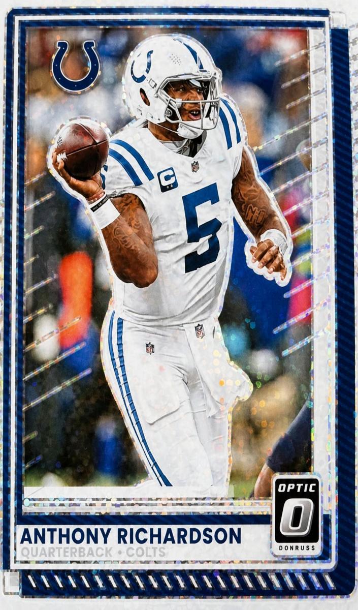 Anthony Richardson 2025 Donruss Optic Football card