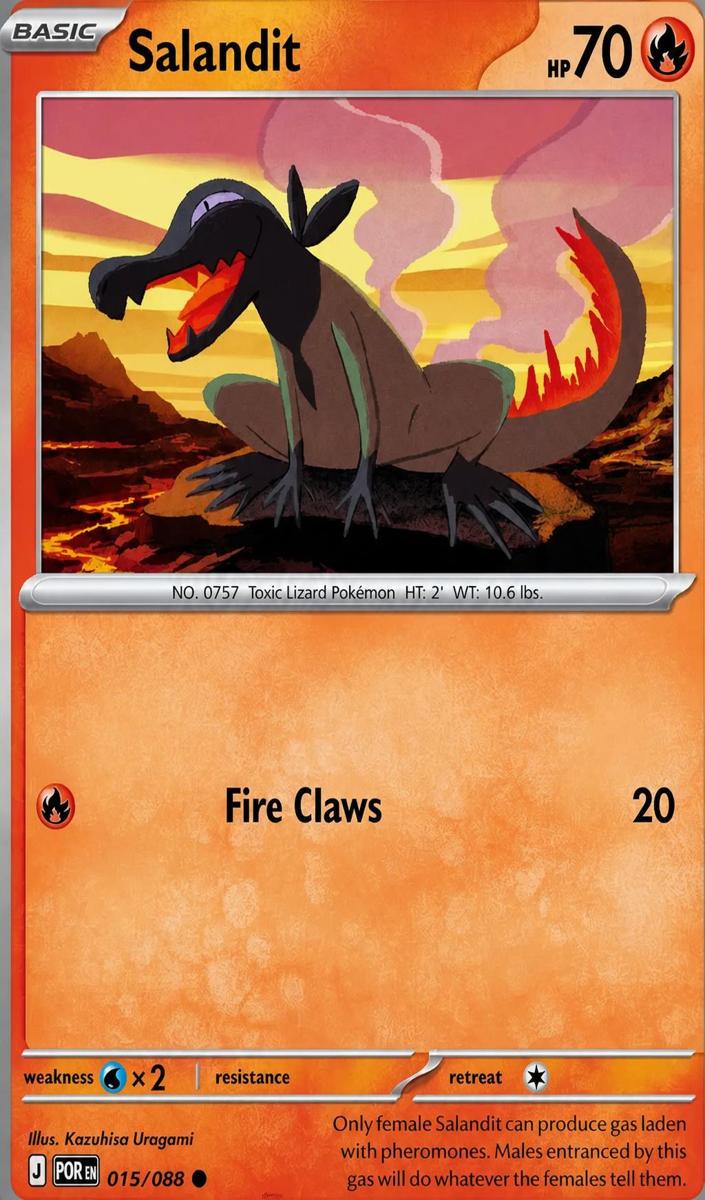 Salandit 2026 Pokemon Mega Evolution Perfect Order