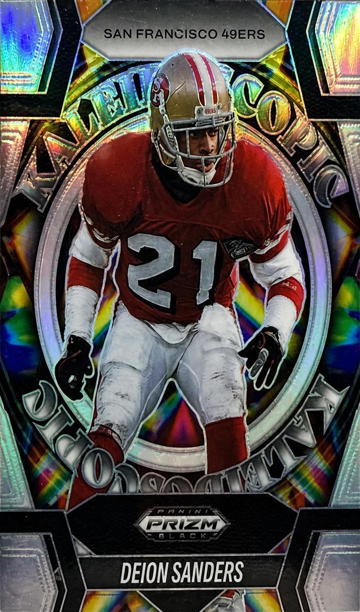 Deion Sanders 2025 Panini Prizm Black Kaleidoscopic Football