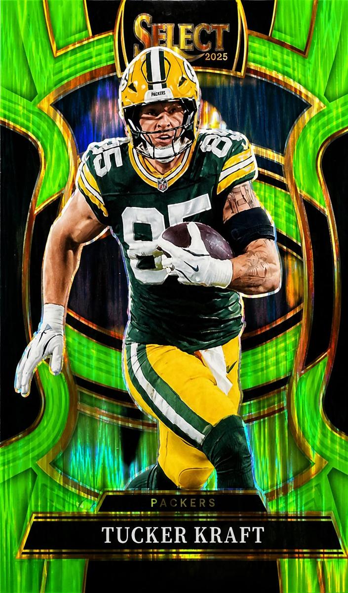 2025 Panini Select Tucker Kraft [Purple Prizm Shock] #68 card