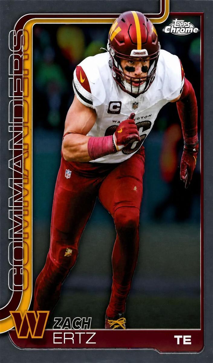 Zach Ertz 2025 Topps Chrome Football card