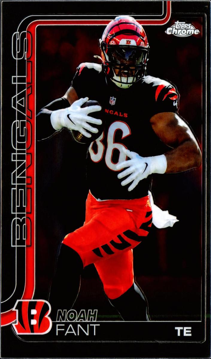 Noah Fant 2025 Topps Chrome Football card
