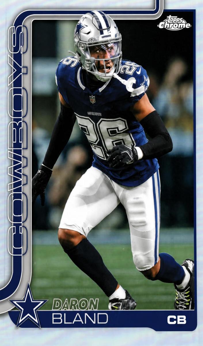 DaRon Bland 2025 Topps Chrome Football card