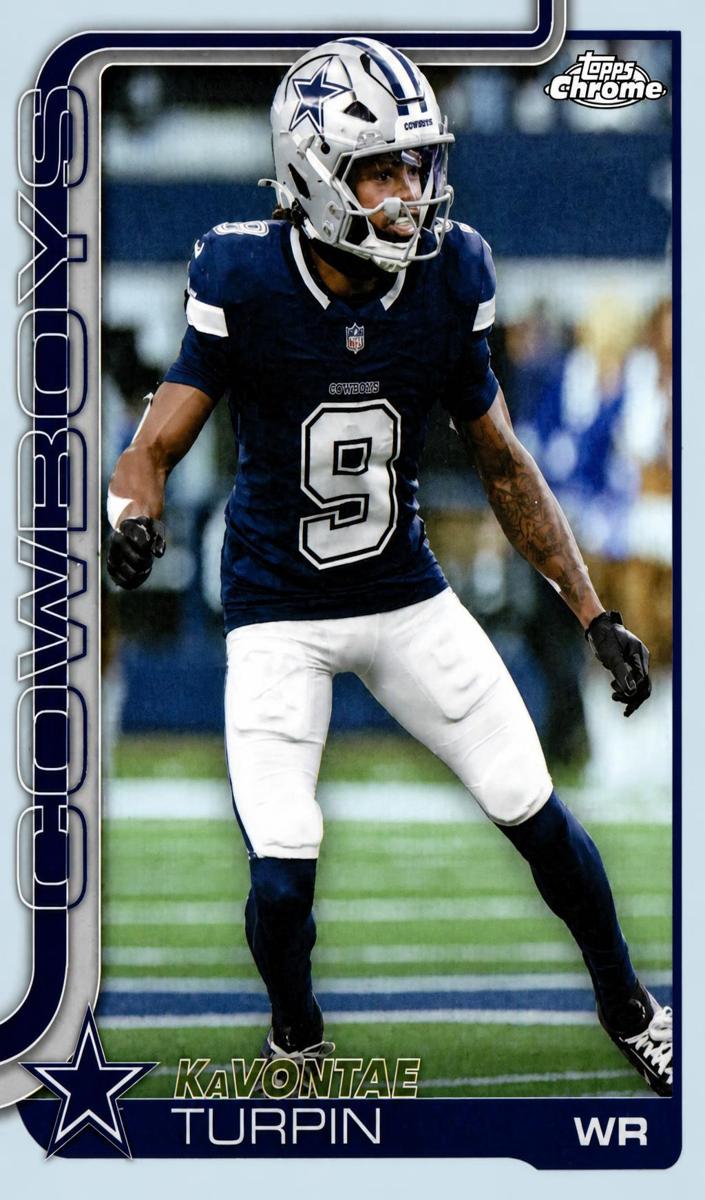KaVontae Turpin 2025 Topps Chrome Football card