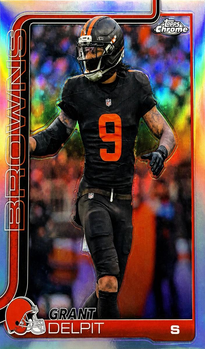 Grant Delpit 2025 Topps Chrome Football card