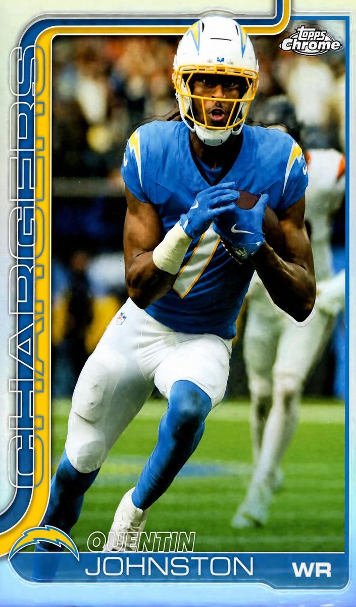 Quentin Johnston 2025 Topps Chrome Football card