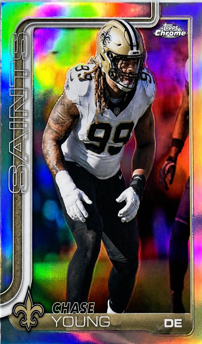 Chase Young 2025 Topps Chrome Football card