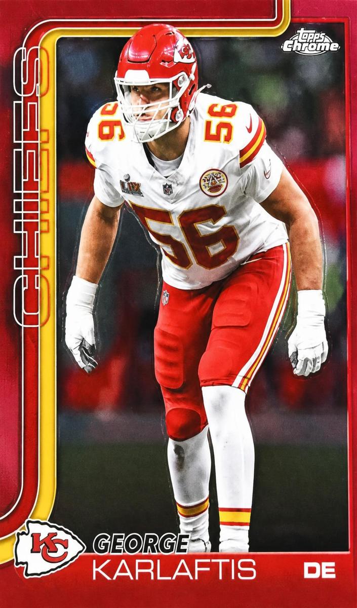 George Karlaftis 2025 Topps Chrome Football card