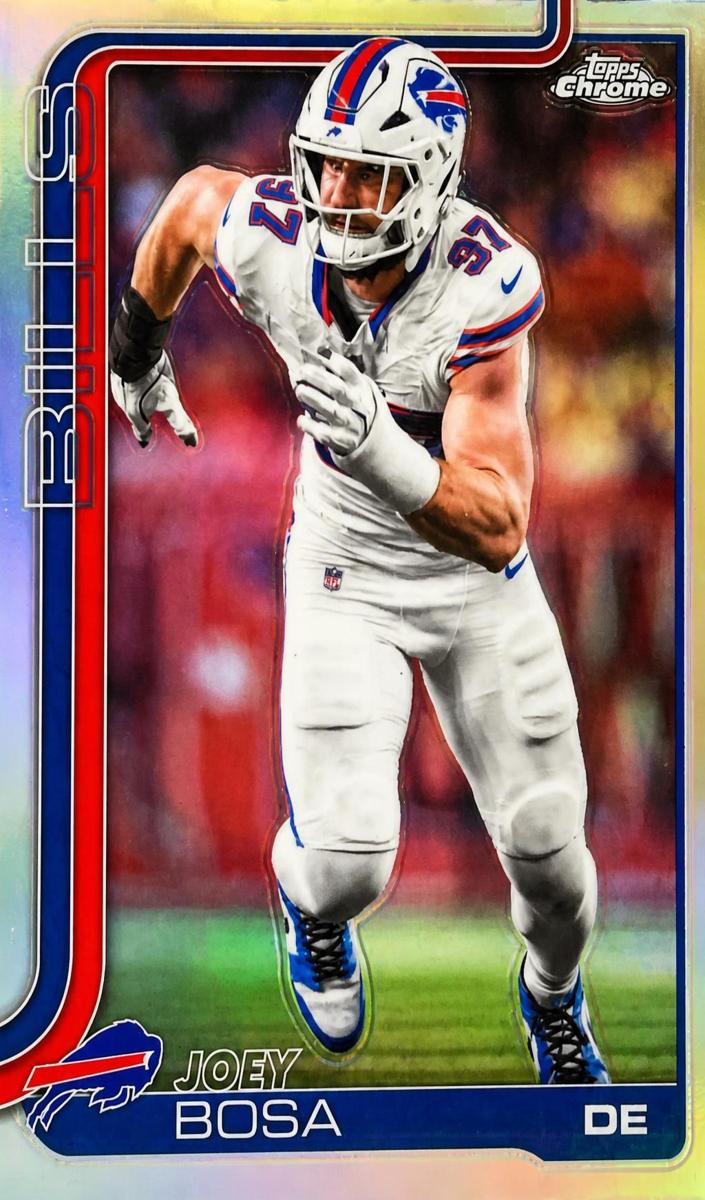 Joey Bosa 2025 Topps Chrome Football card