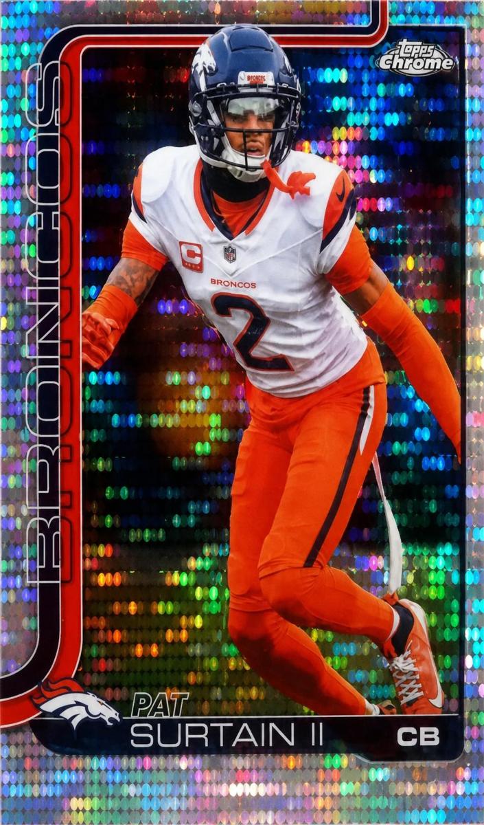 Pat Surtain II 2025 Topps Chrome Football card
