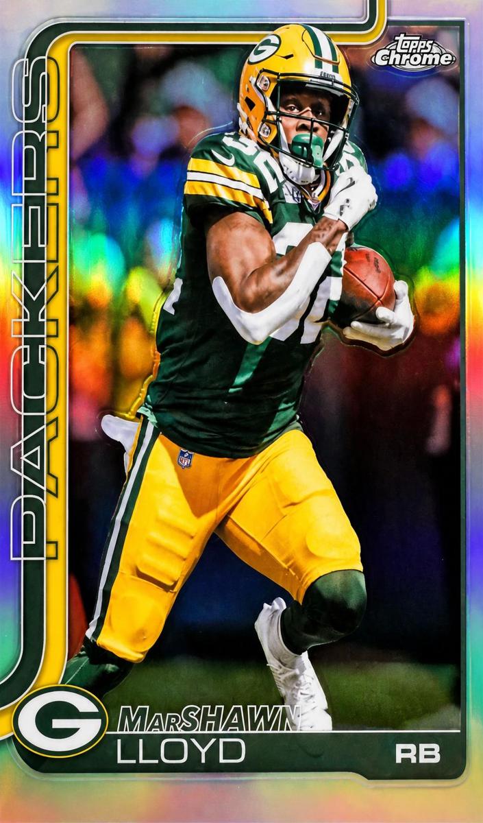 MarShawn Lloyd 2025 Topps Chrome Football card