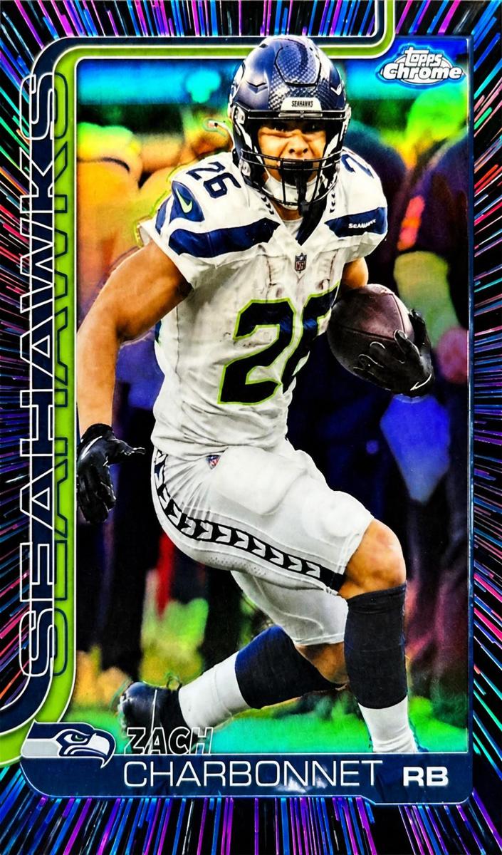 2025 Zach Charbonnet [Neon Pulse Refractor] #279
