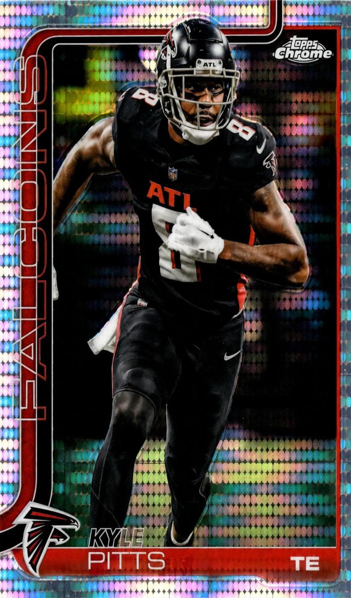 Kyle Pitts 2025 Topps Chrome Football card