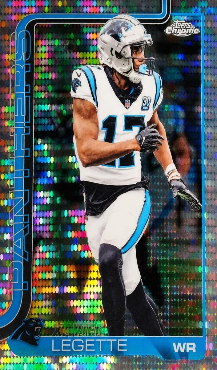 Xavier Legette 2025 Topps Chrome Football card