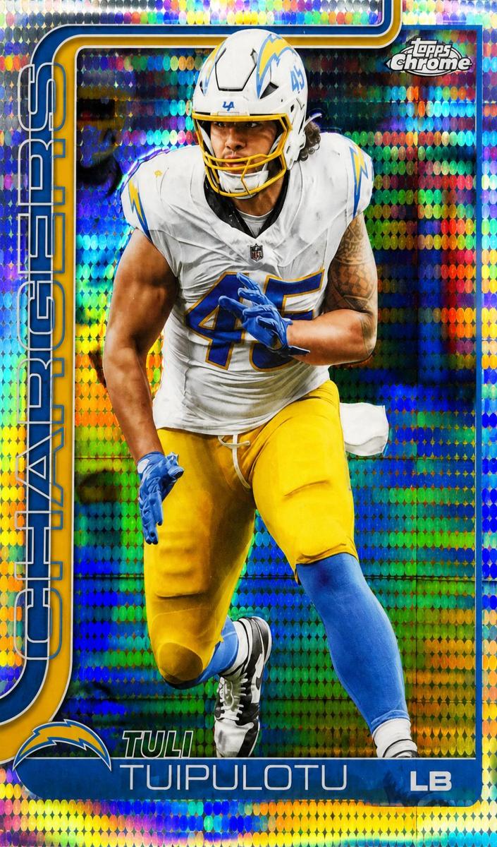 Tuli Tuipulotu 2025 Topps Chrome Football card