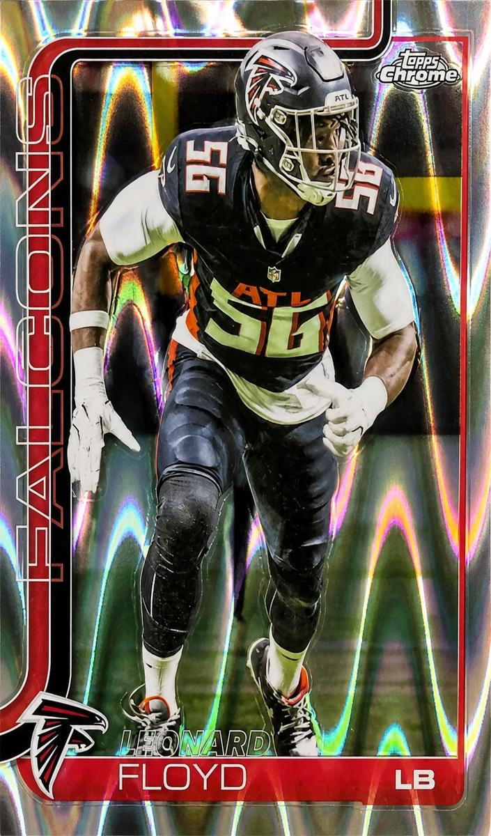 Leonard Floyd 2025 Topps Chrome Football card