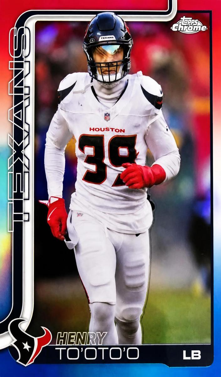 Henry To'oTo'o 2025 Topps Chrome Football card