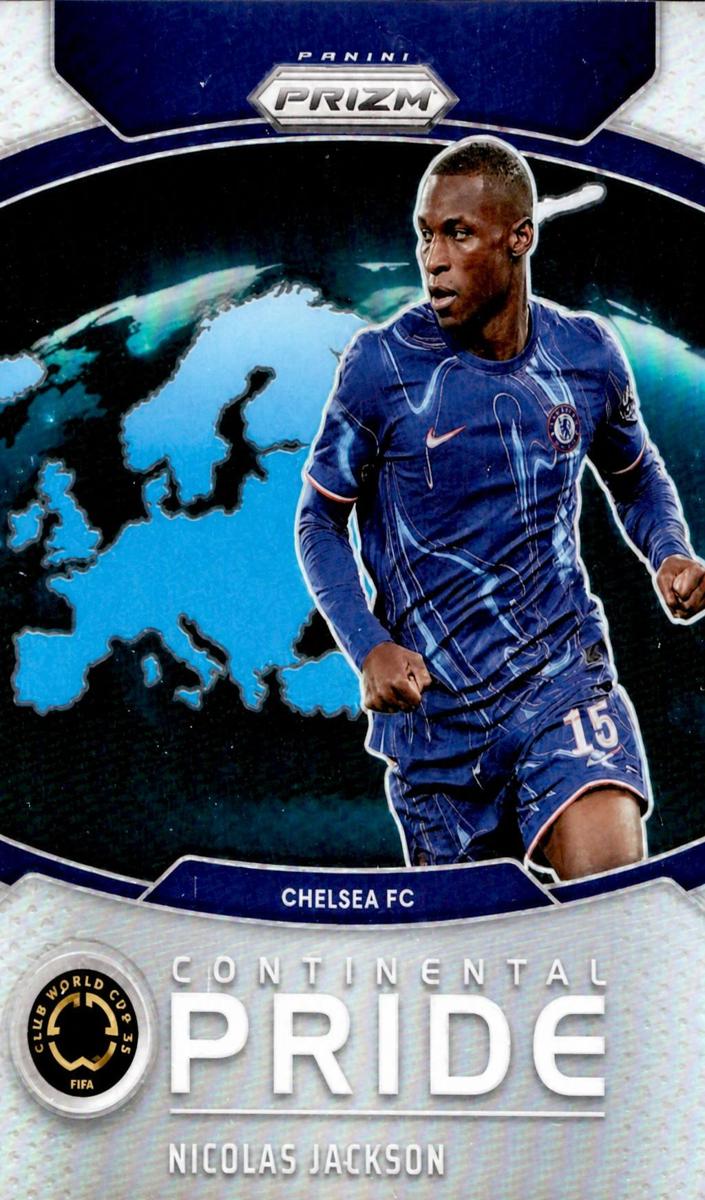 2025 Panini Prizm FIFA Club World Cup Nicolas Jackson #5 card