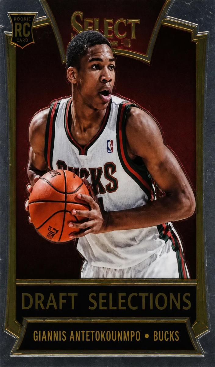 2013 Panini Select Giannis Antetokounmpo [Gold] #15 card